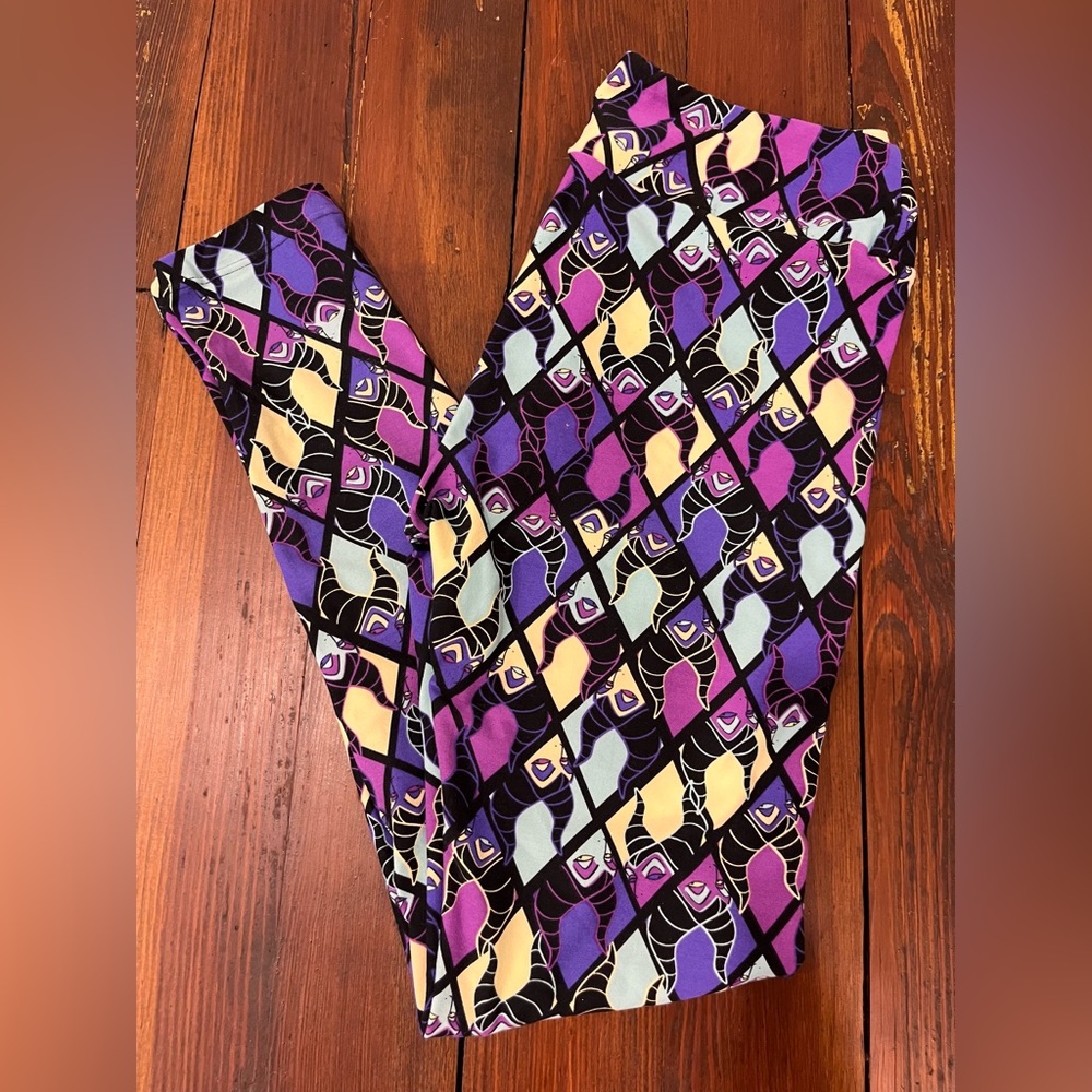 LuLaRoe OS Disney Maleficent Leggings